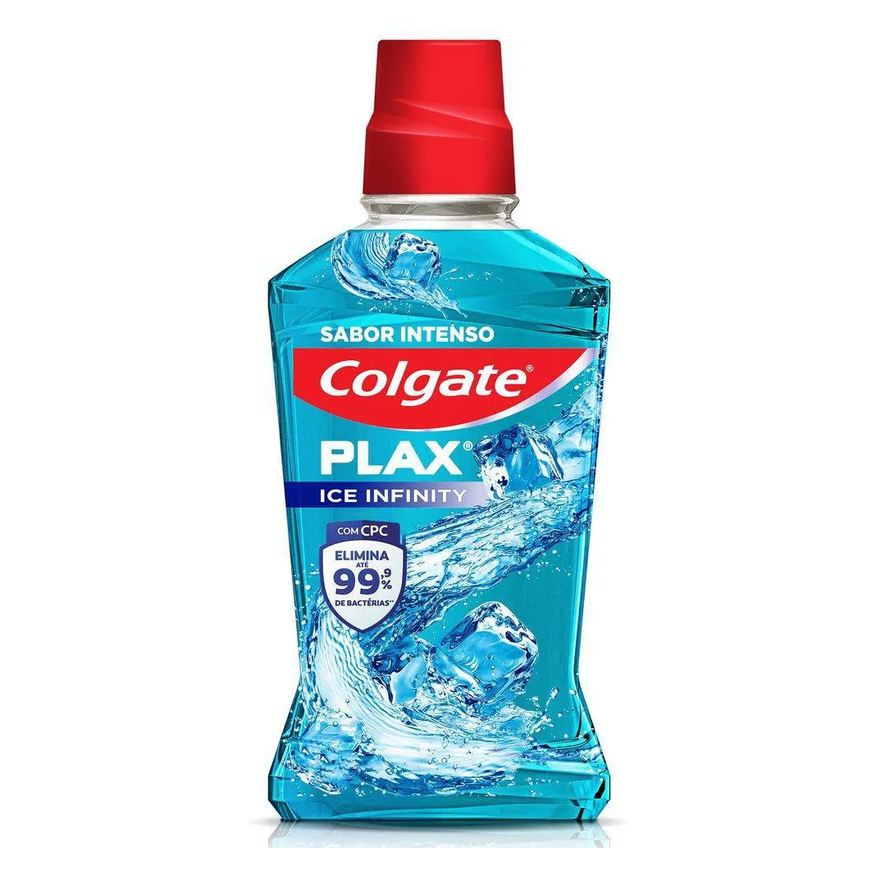 Colgate Enxaguante Bucal Plax Ice Infinity Leve 500ml Pague 350ml
