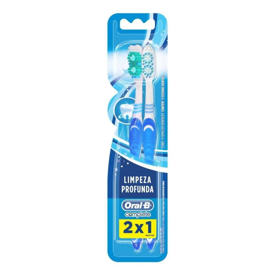 Oral-B Escova Dental Complete Limpeza Profunda 2 Em 1