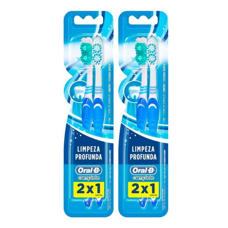 Oral-B Kit 2 Escova Dental Complete 40 Leve 2 Pague 1