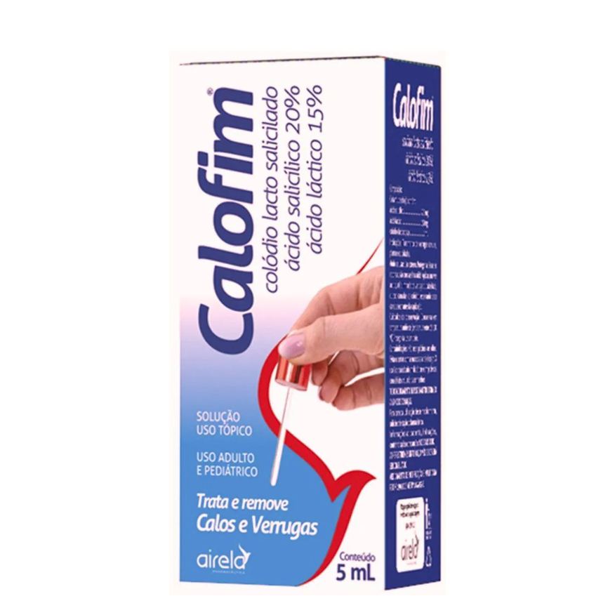 Airela Calofim para Tratamento de Calos e Verrugas 5ml Adulto e Pediatrico