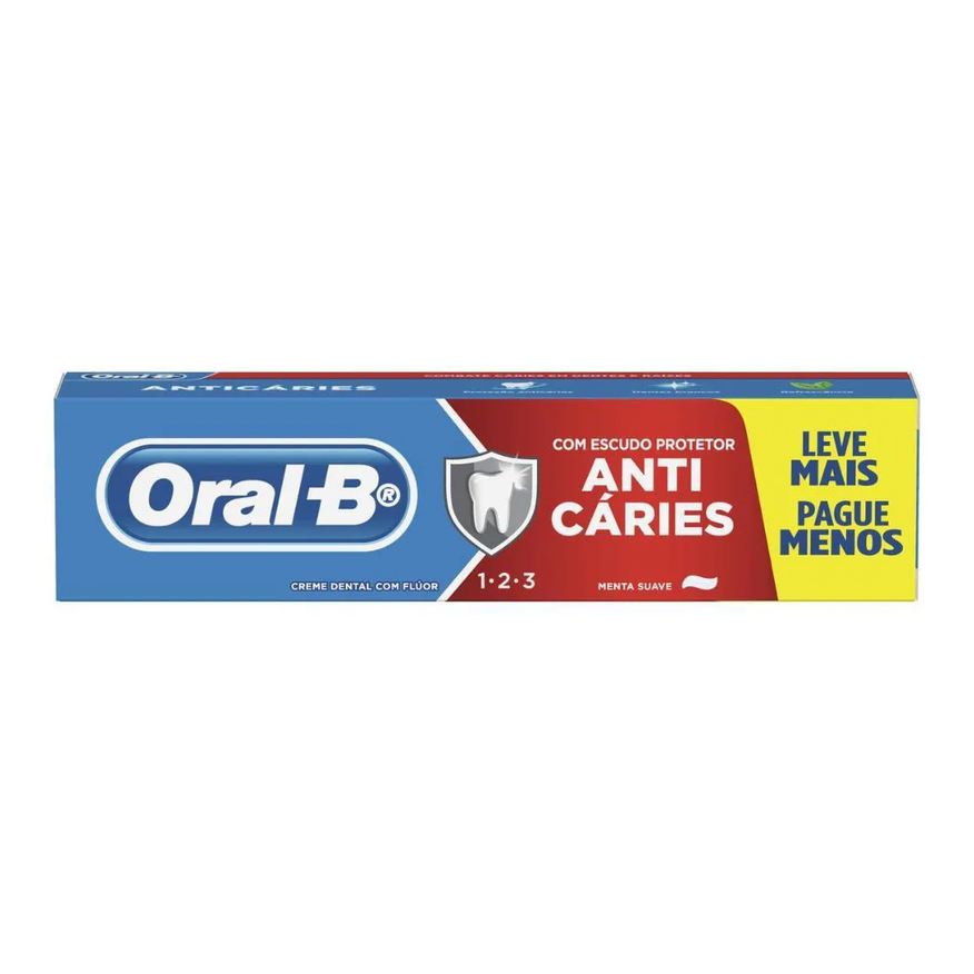 Oral-B Creme Dental Anticáries Menta Suave 150g