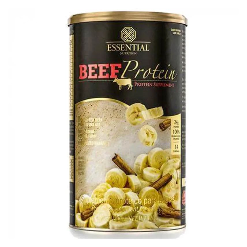 Essential Nutrition Beef Protein Banana com Canela (420g)