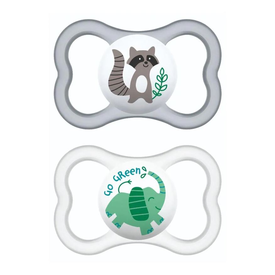 Mam Kit 2 Chupetas Air Bico De Silicone 6M+ Neutra
