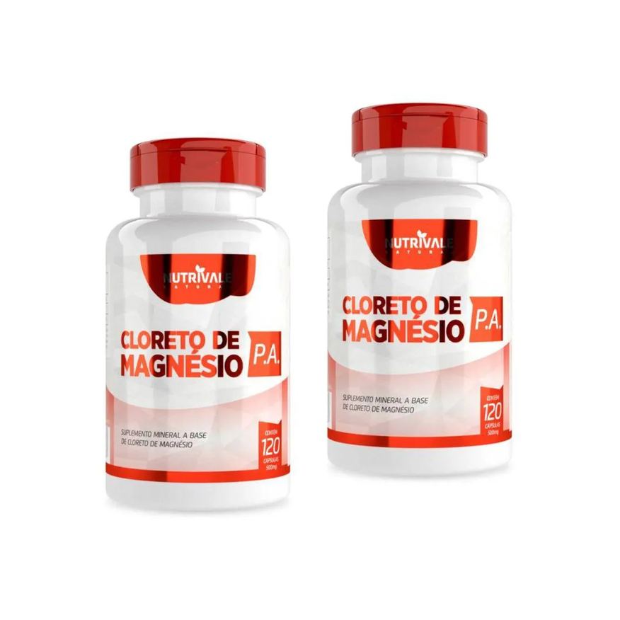 Nutrivale Kit 2 Magnésio Dimalato 60 cápsulas Incolor sem Sabor