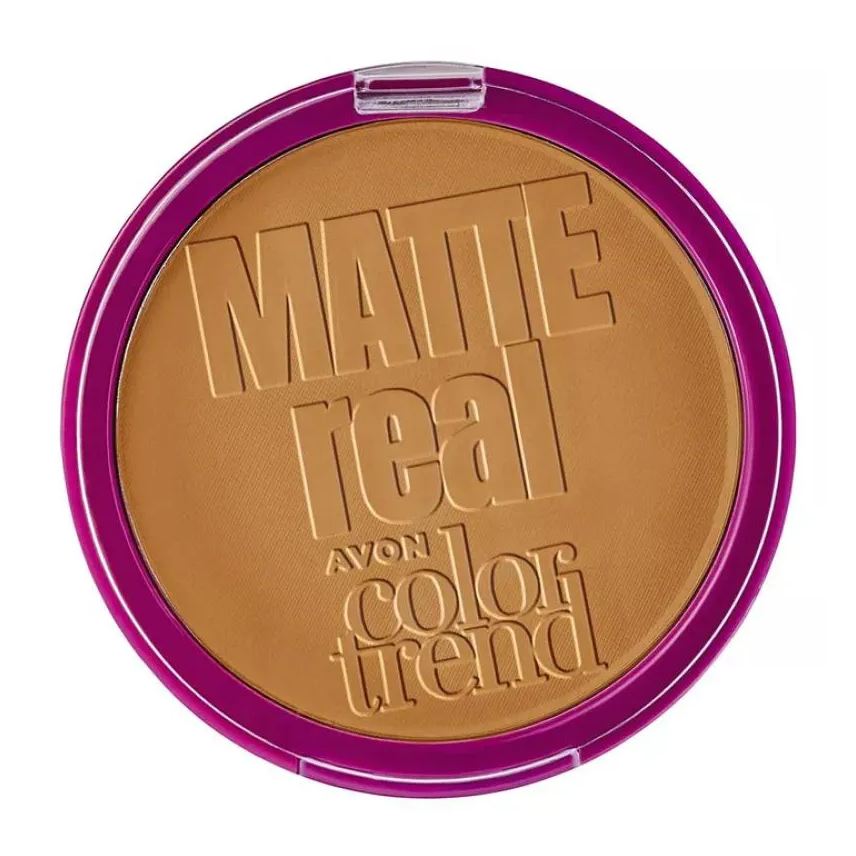 Avon Matte Real Po Compacto Facial Fps 10 Medio 332 Q 7g