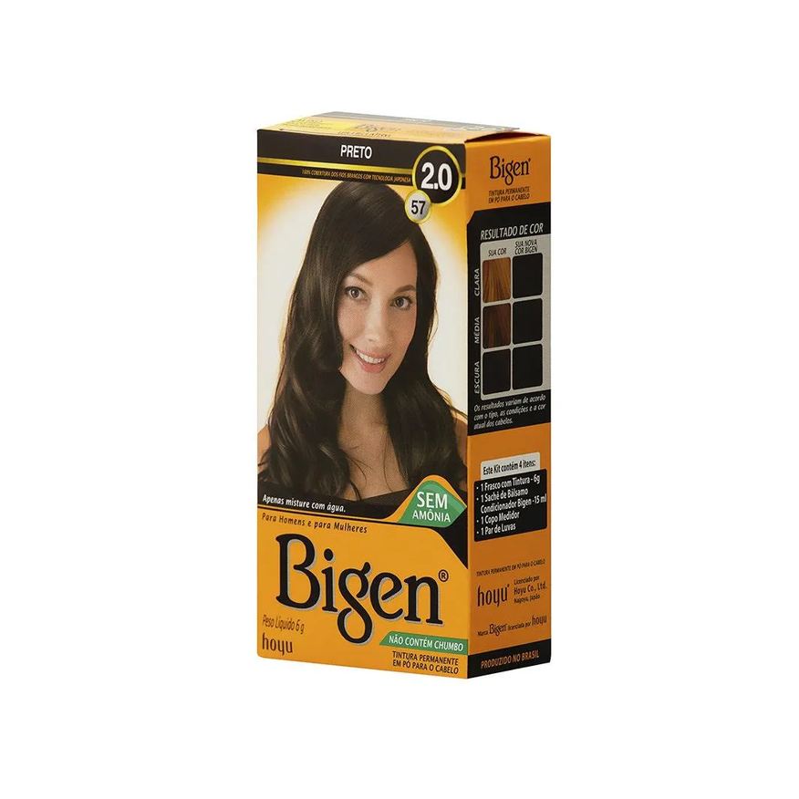 Bigen Tonalizante 2.0 Preto