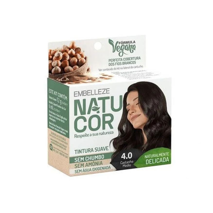 Natucor Tonalizante 4.0 Castanho Médio