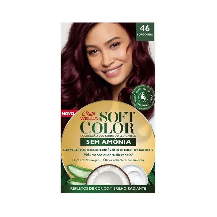 Soft Color Tinta de Cabelo Borgonha 46 35g