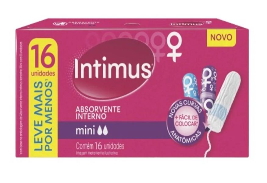 Intimus Absorvente Interno Mini 16 Unidades