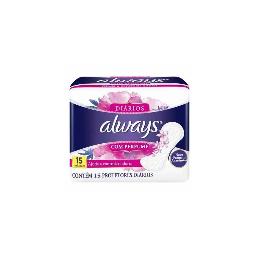 Always Absorvente Protetor Diario Regular C/15un