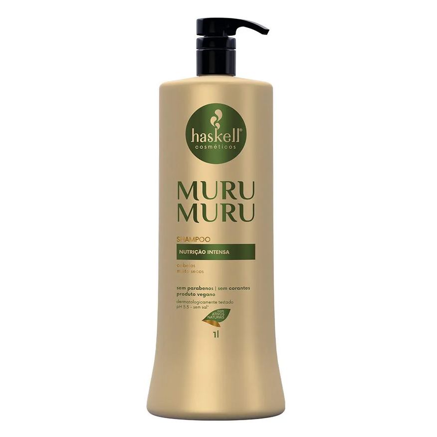 Haskell Kit Murumurú Shampoo+ Condicionador 1l Máscara 900g
