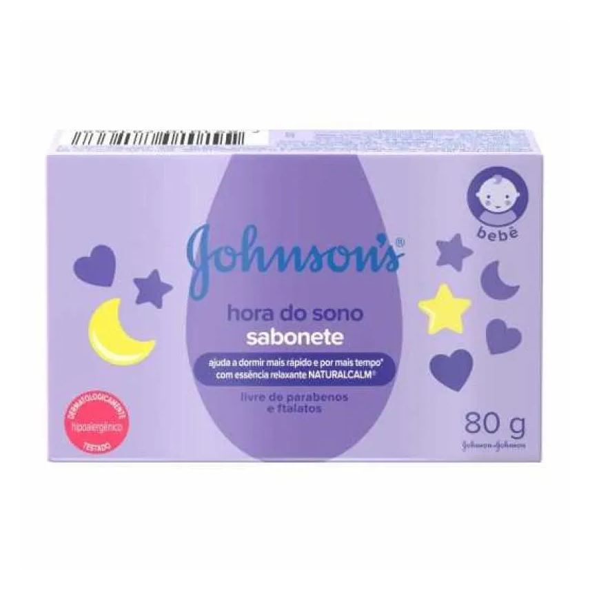 Johnson & Johnson Sabonete em Barra Johnson's Hora do Sono 80g