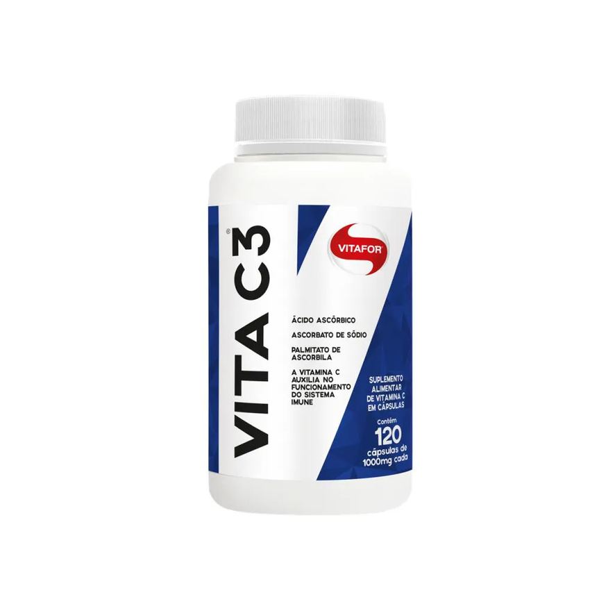 Vitafor Vita C3 Vitamina C 1000mg 120 Cápsulas