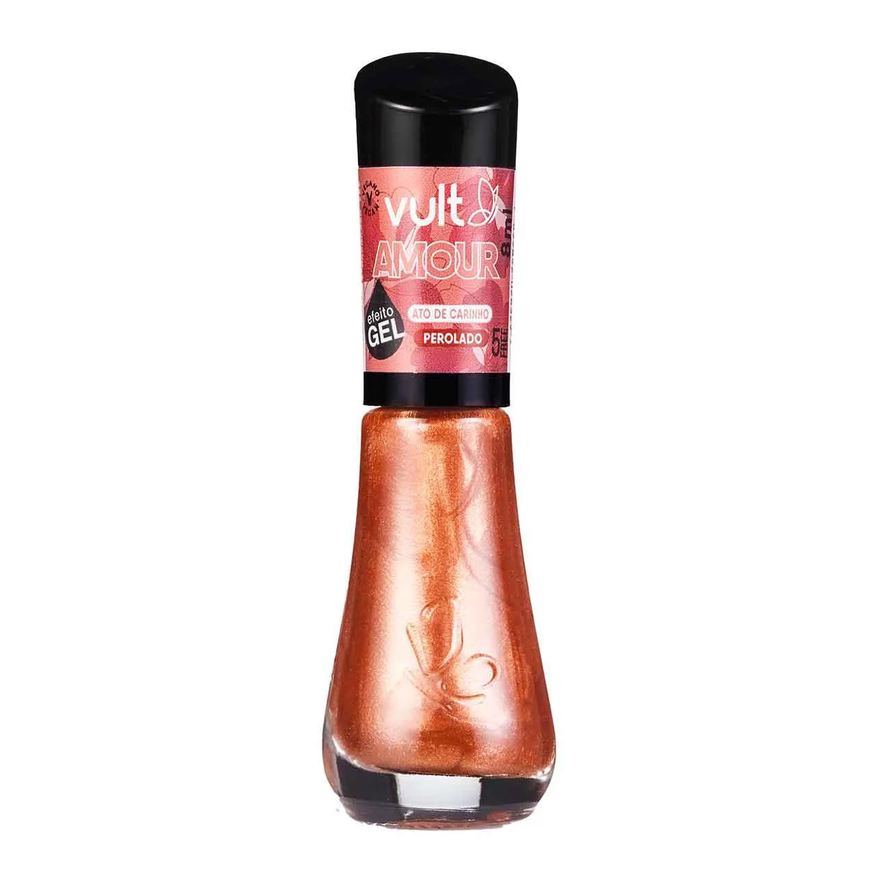 Vult Esmalte Perolado 5 Free Amour Efeito Gel 8ml - Ato de Carinho