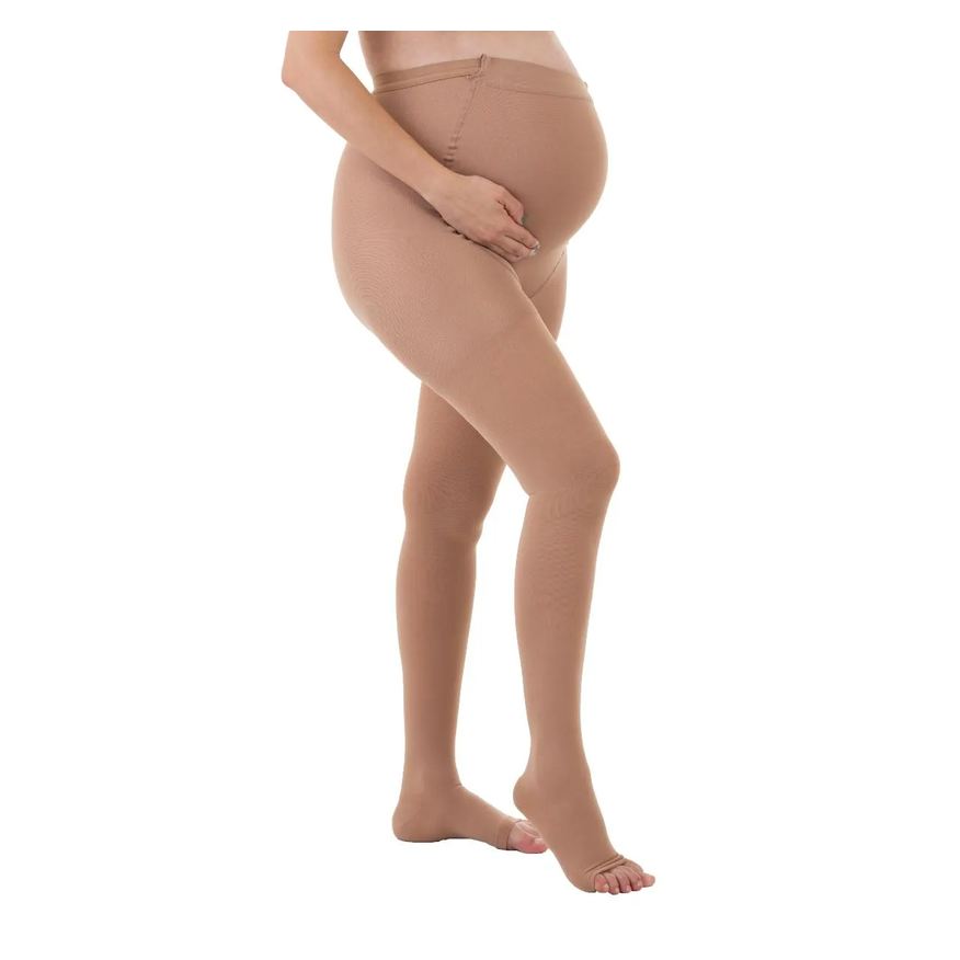 Venosan Meia Compressiva Ultraline 4000 Atm 20-30 Pé Aberto Bege - G