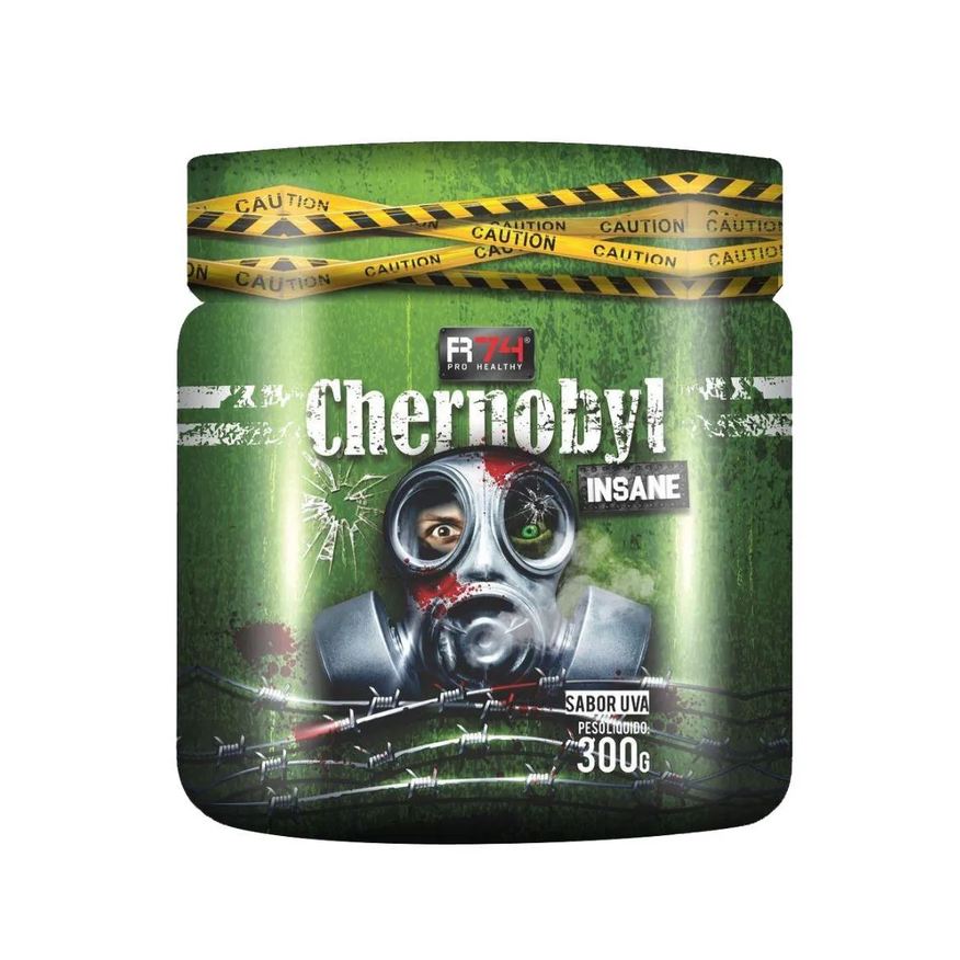 R74 Nutrition Chernobyl Insane Pré-treino 300g R74 Incolor Uva