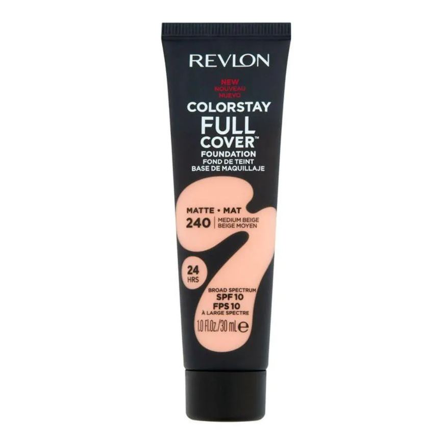 REVLON BASE LíQUIDACOLORSTAY FULL COVER MATTE MEDIUM BEIGE 240 30ml