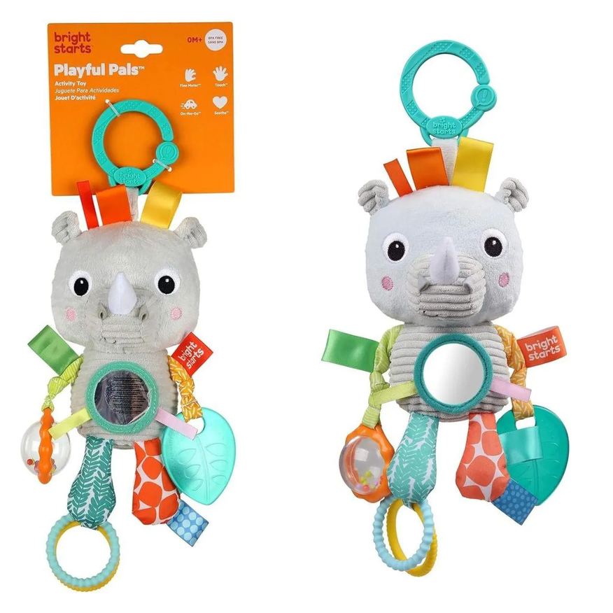 Bright Starts para Pendurar Rhino - Rinoceronte 0m+
