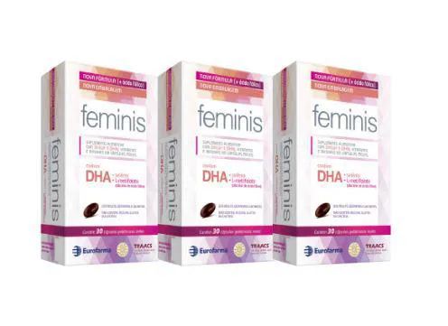 Eurofarma Kit C3 Suplemento Feminis Ômega 3 Dha
