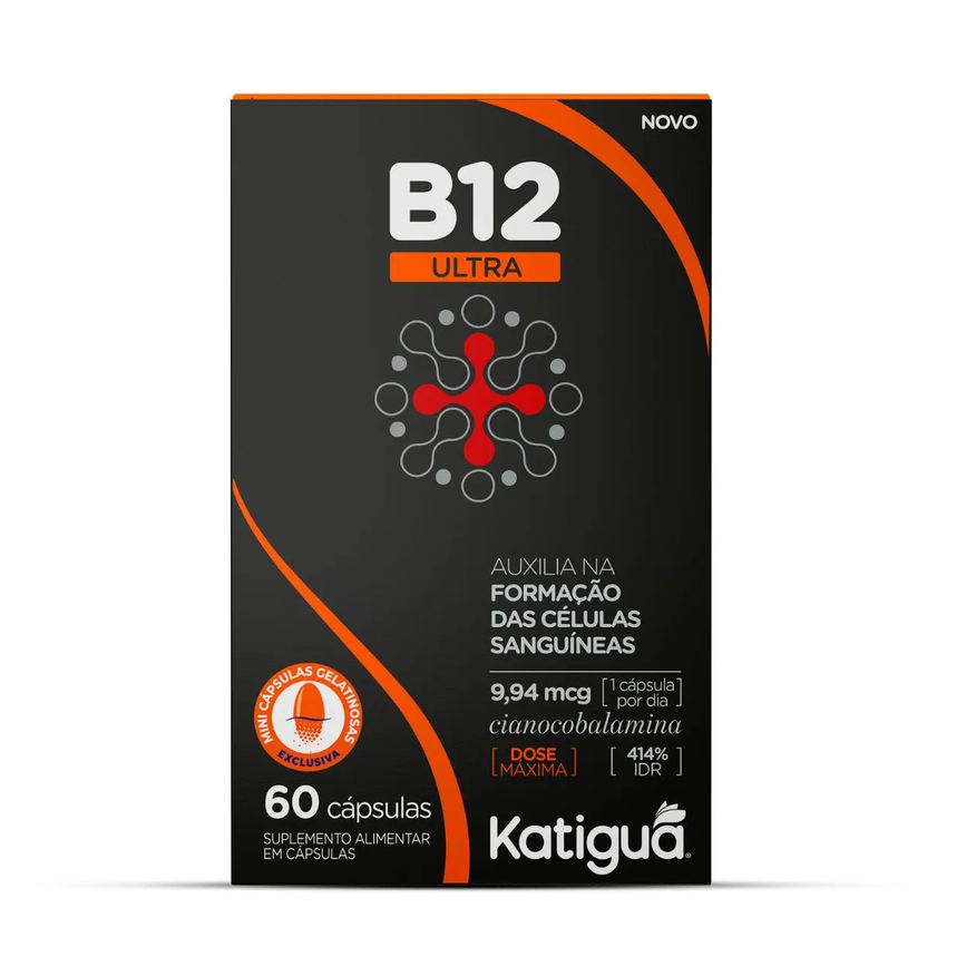 Katigua Vitamina B12 9,94mcg Ultra 60 Gelcaps Natural