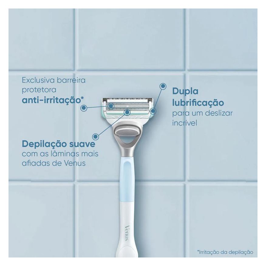 Gillette Aparelho de Depilar Recarregável Venus Especial para Área Íntima 1 Unidade