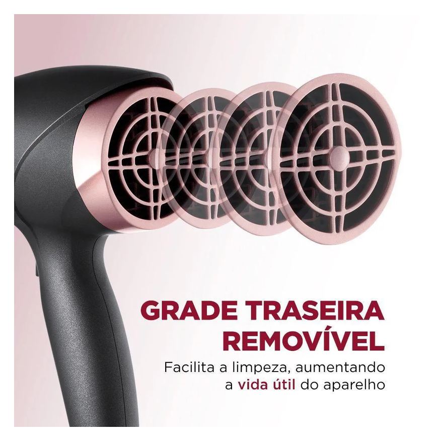 de Secador Cabelos Mondial Black Rose Sc-37 127v 110v