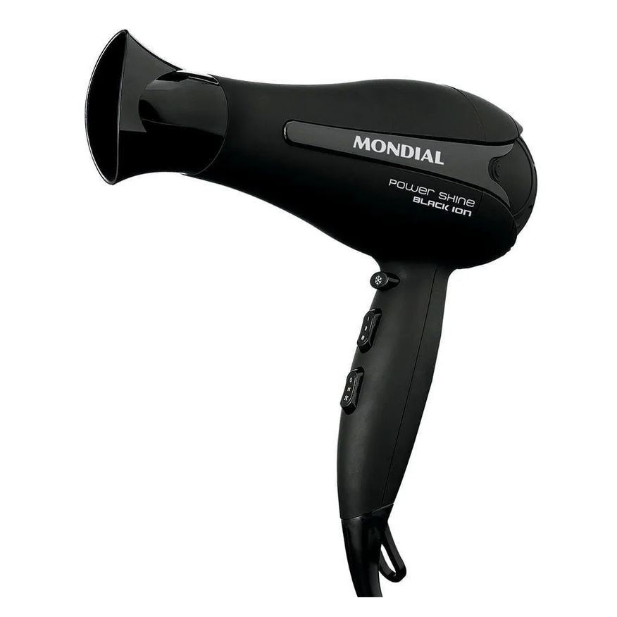 de Secador Cabelos Power Shine Black Sc-13 220v-preto