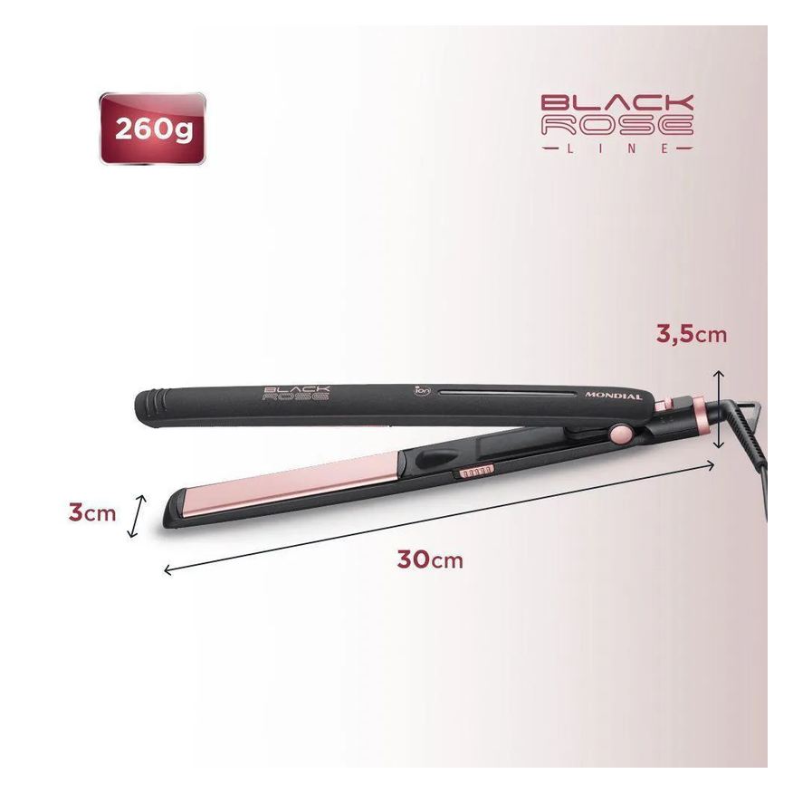 Alisadora Prancha Black Rose P-27 Biv