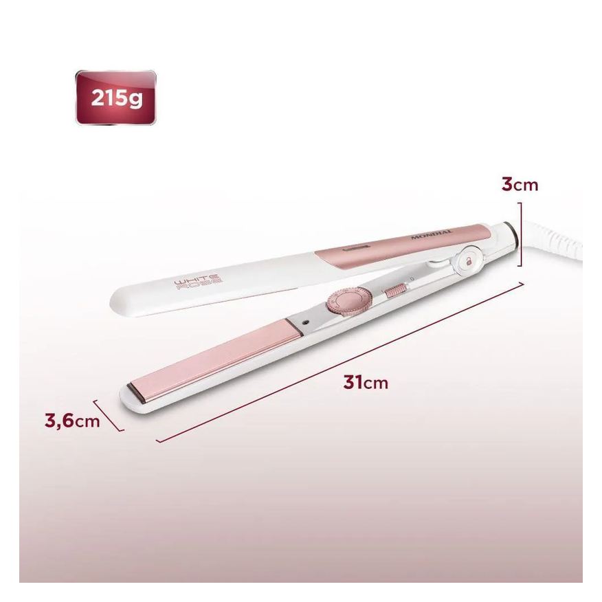 Alisadora Prancha White Rose Line P-50 P-50 Bivolt.