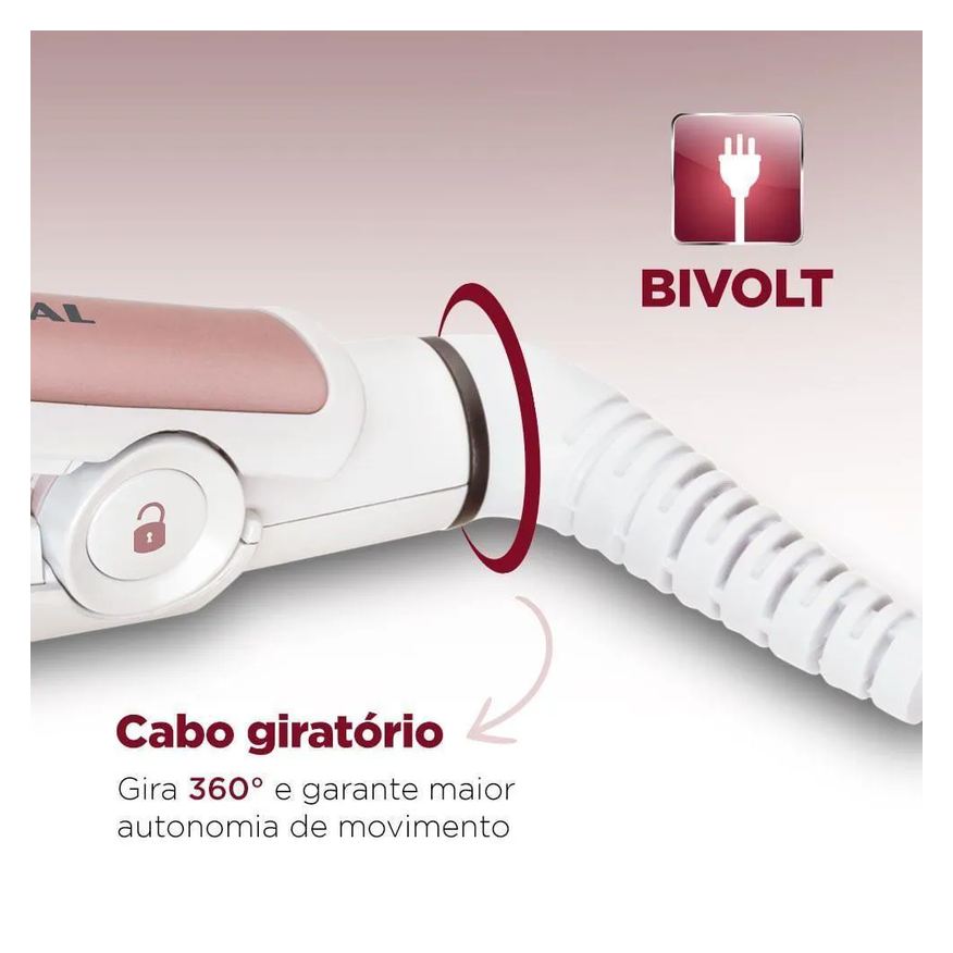Alisadora Prancha White Rose Line P-50 P-50 Bivolt.