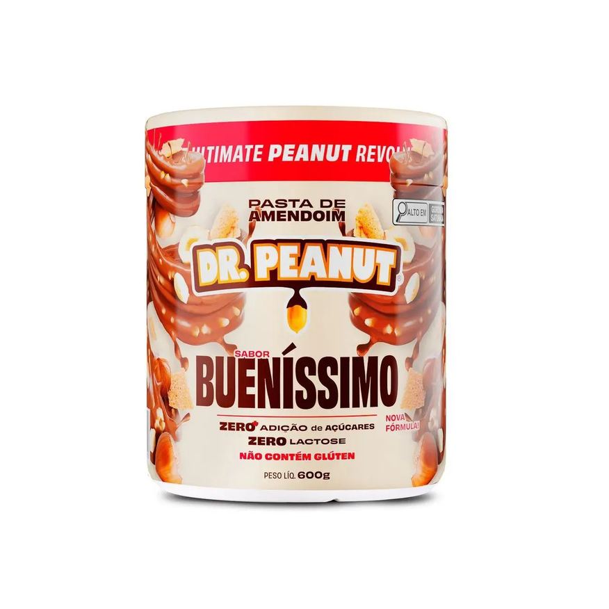 Amend Pasta de Amendoim Bueníssimo com Whey Protein Dr. Peanut 600g