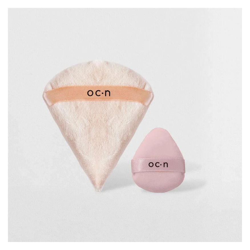 Océane Kit Esponja de Maquiagem Powder Puff + Esponja Mini Powder Puff (2 Produtos)