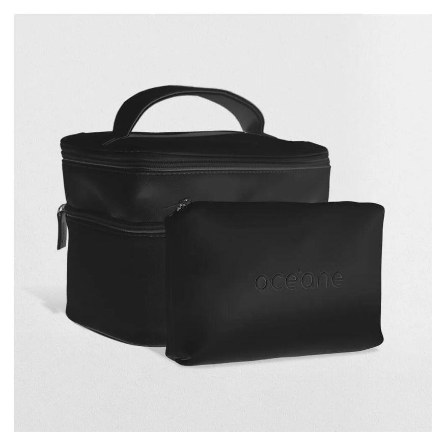 Nécessaire Kit Preto Daily Makeup + Nécessaire Preto Best Travel (2 Produtos)