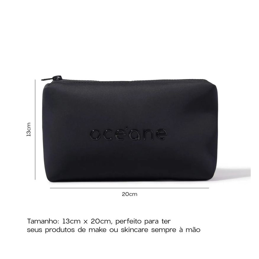 Nécessaire Kit Preto Daily Makeup + Nécessaire Preto Best Travel (2 Produtos)