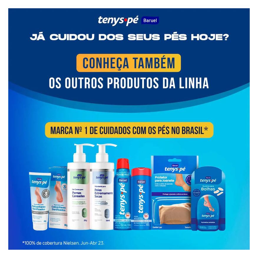 de Calcanheira Silicone Tenys Pé Tamanho 39 a 43 com 1 par