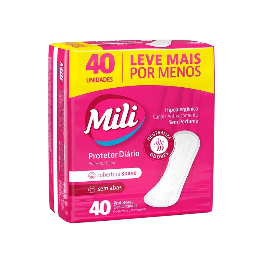 Diario Protetor Mili Com 40 Sem Perfume