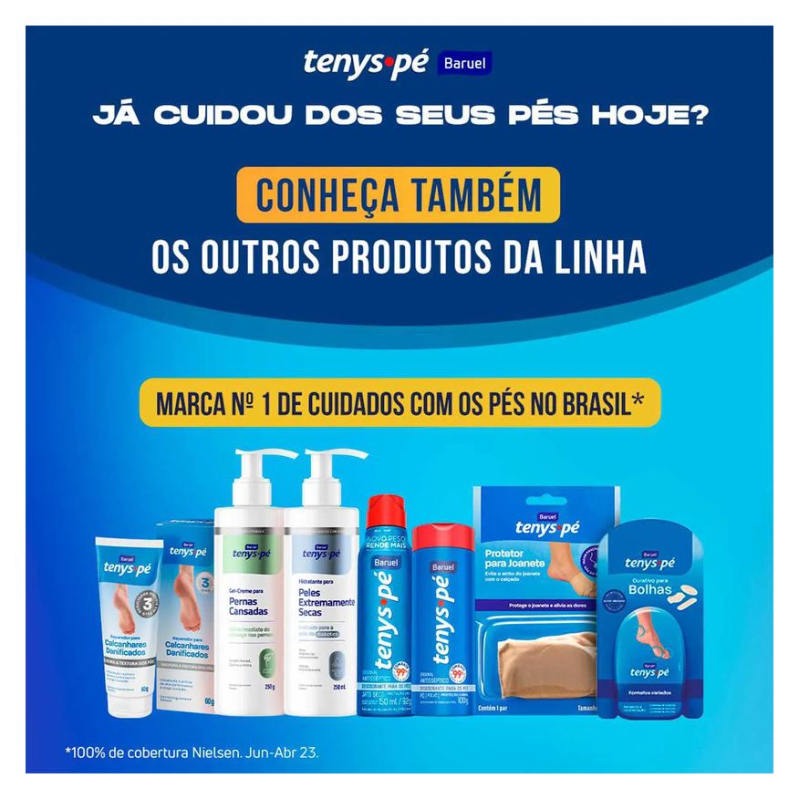 para Curativo Bolhas Tenys Pé Calcanhar com 6 unidades