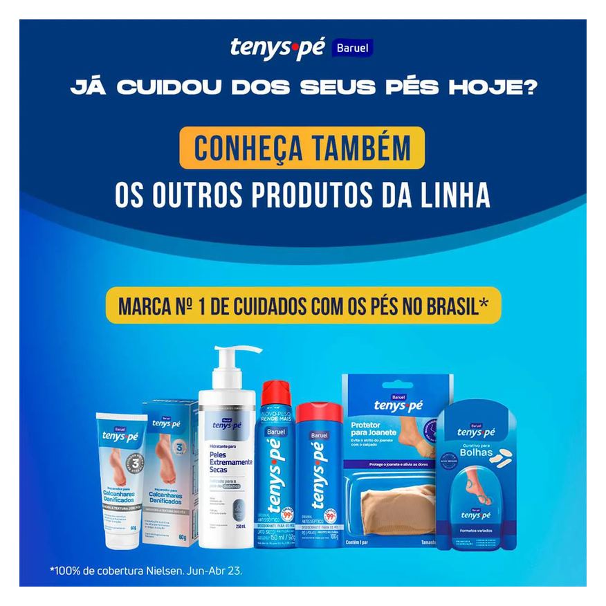 Enegizante Emulsão para Pernas Cansadas Tenys Pé Baruel com 250g