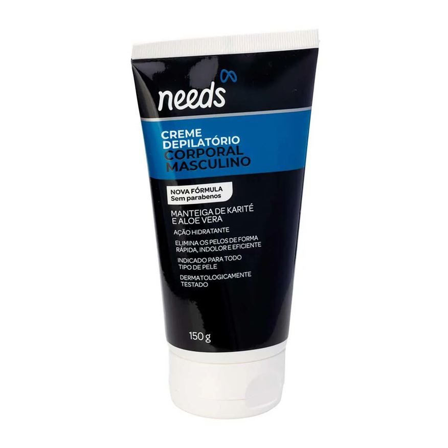 Needs Creme Depilatório Corporal Masculino 150g