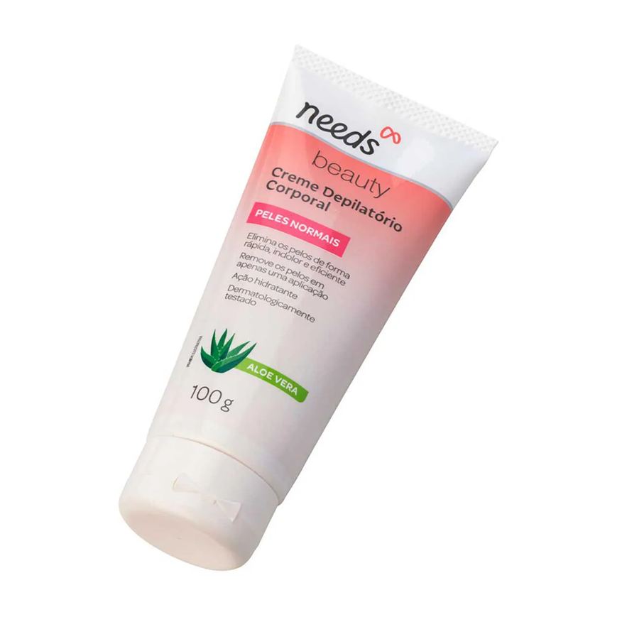 Needs Kit Creme Depilatório Beauty Pele Normal Facial 40g + Corporal 100g