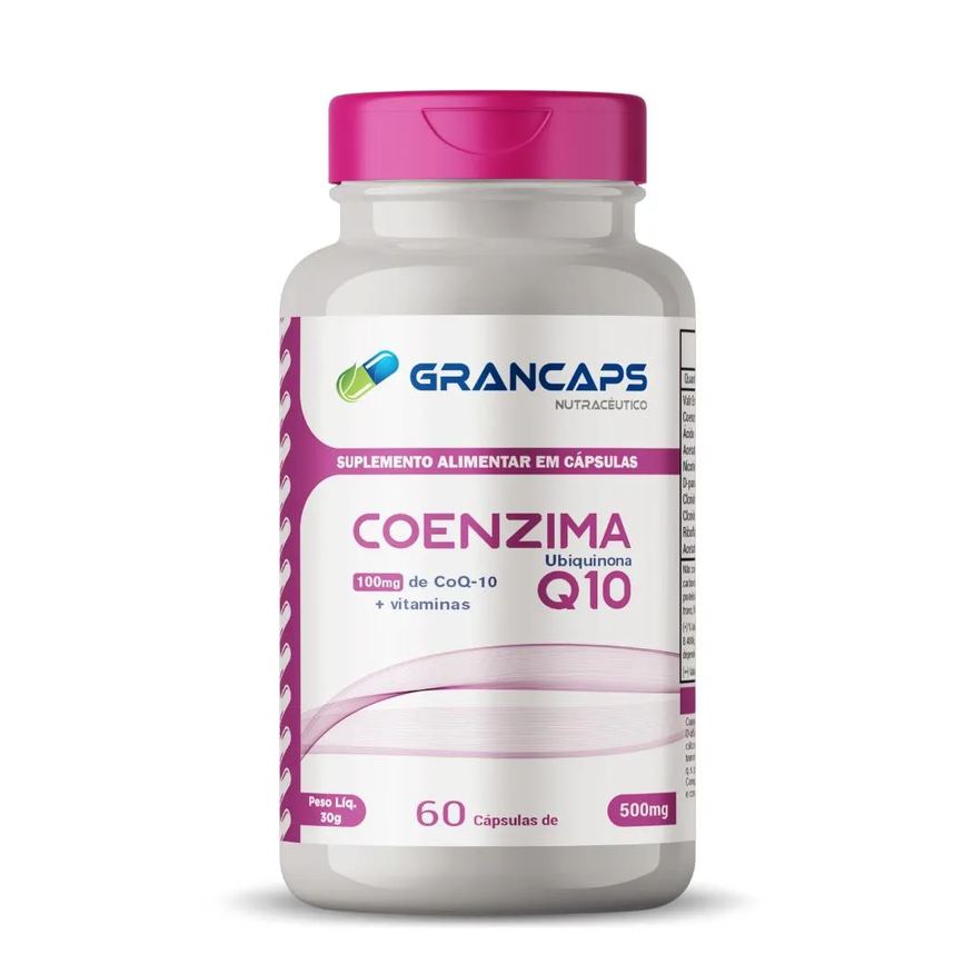 Grancaps Coenzima Q10 Mais Vitaminas 60 cápsulas 500mg