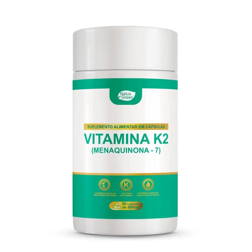 Natus Green Vitamina K2 Concentrada 60 cápsulas 500mg
