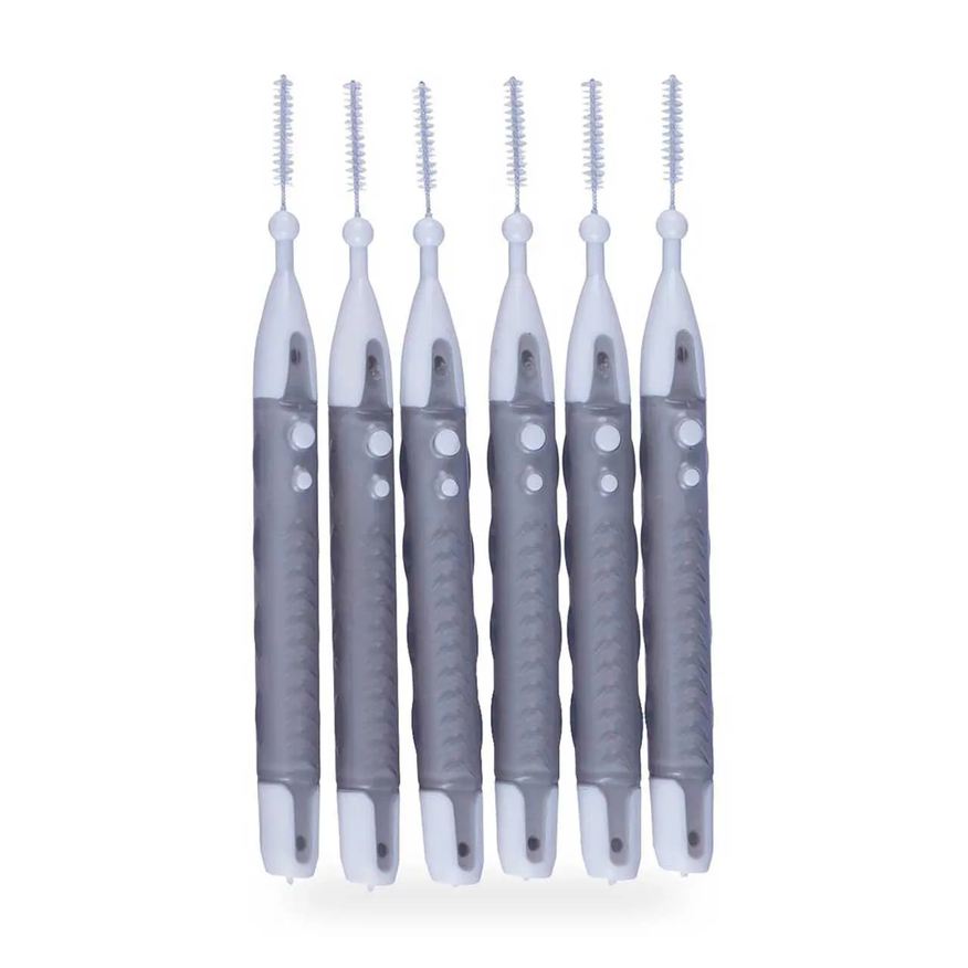 de Escova Dente Interdental Bitufo Interclean Ultrafina Cilíndrica com 6 unidades