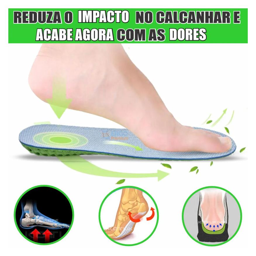 Anti Palmilha Impacto Tratamento para Fascite Plantar e Esporão Original 1par 35a40