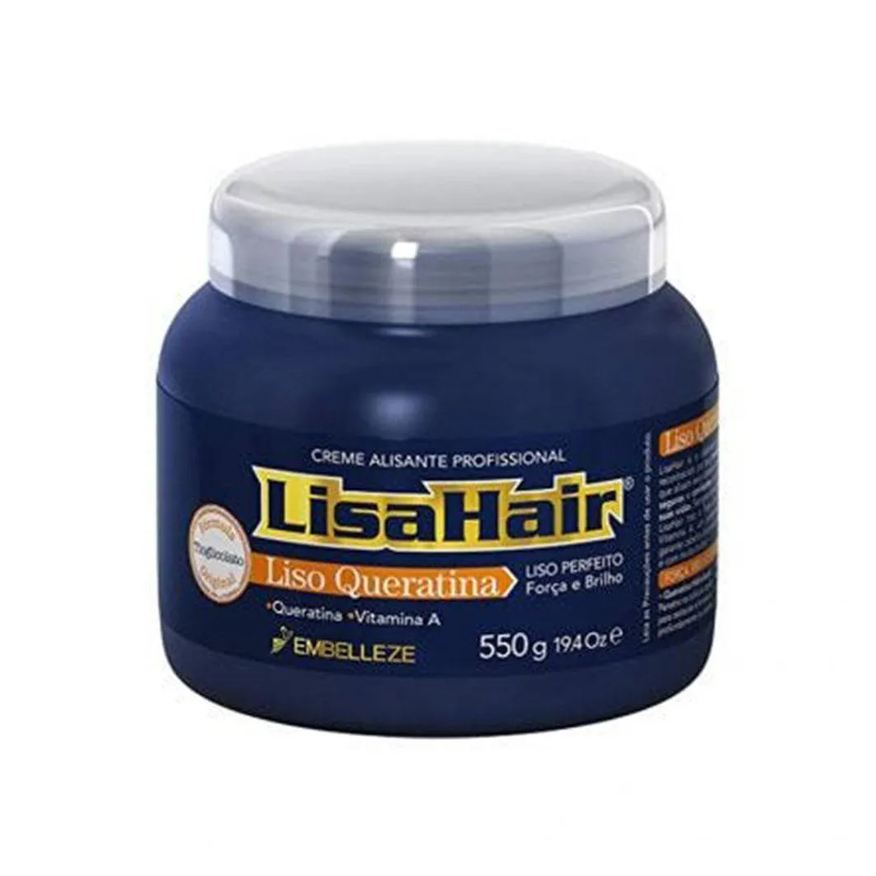 Lisa Hair Creme de Alisamento Lanolina 550g