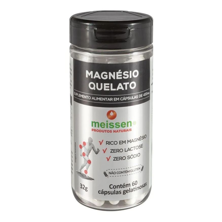 Meissen Magnésio Quelato 433mg 60 Cápsulas