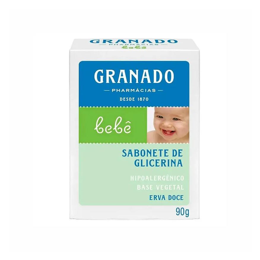 Granado Sabonete Infantil Glicerina Erva Doce 90g