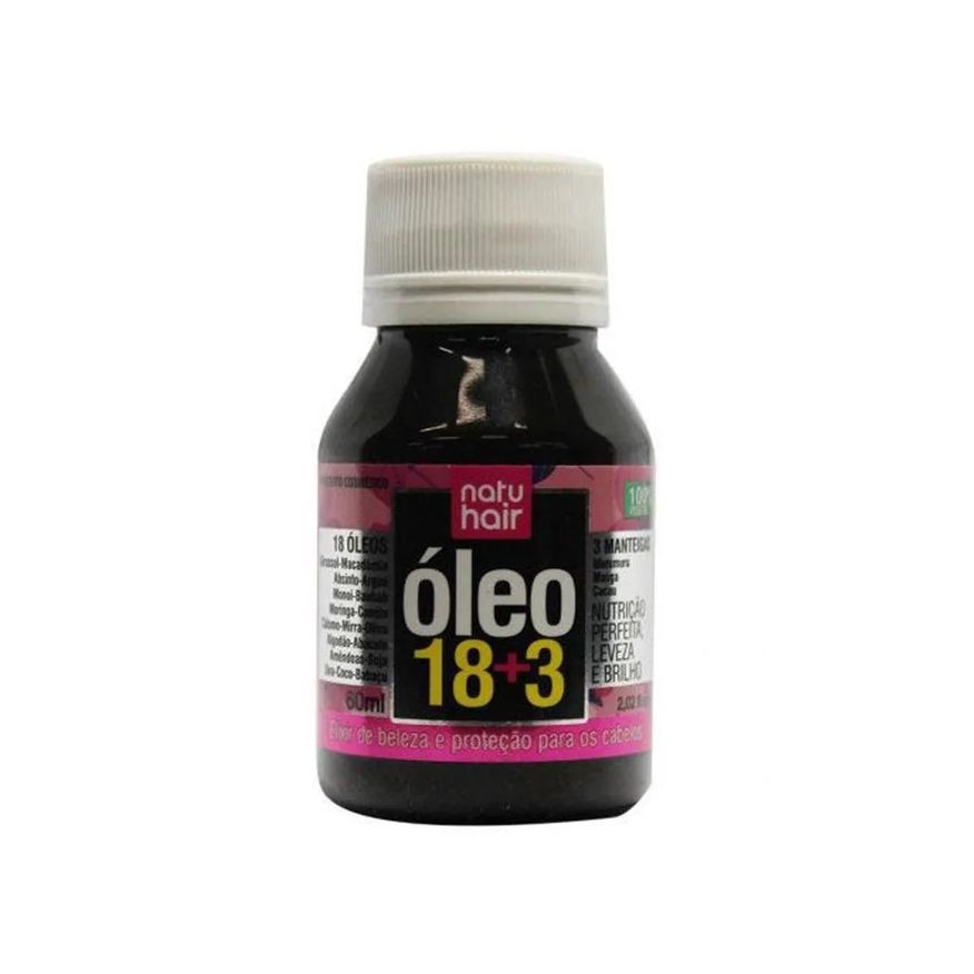 Natuhair Óleo Capilar Natu Hair 18 Óleos E 3 Manteigas 60ml