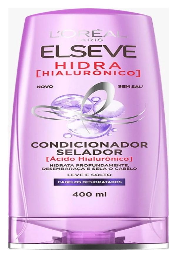 Elseve Condicionador Hydra Hialurônico Hidratação Profunda 400ml