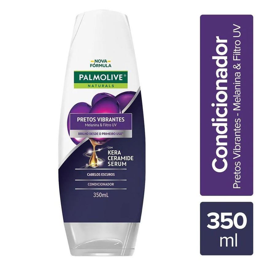 Palmolive Condicionador Naturals Iluminador Pretos 350ml